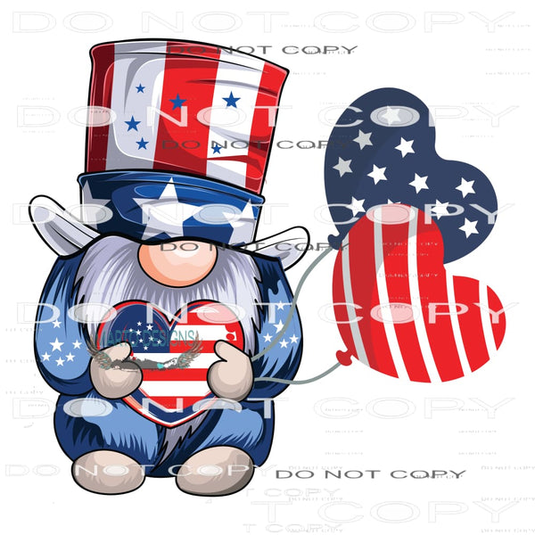 Gnome Love #11003 Sublimation transfers - Heat Transfer