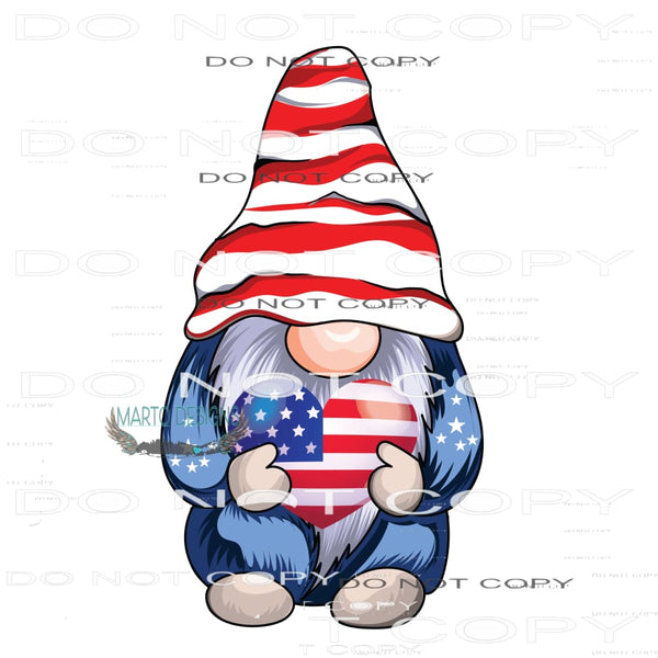 Gnome Love #11004 Sublimation transfers - Heat Transfer