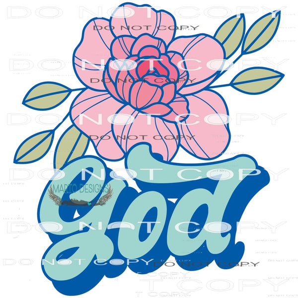 God #6435 Sublimation transfers - Heat Transfer Graphic Tee