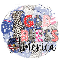 God Bless America #5180 Sublimation transfers - Heat