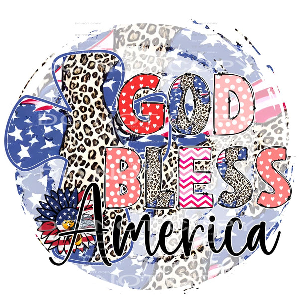 God Bless America #5180 Sublimation transfers - Heat
