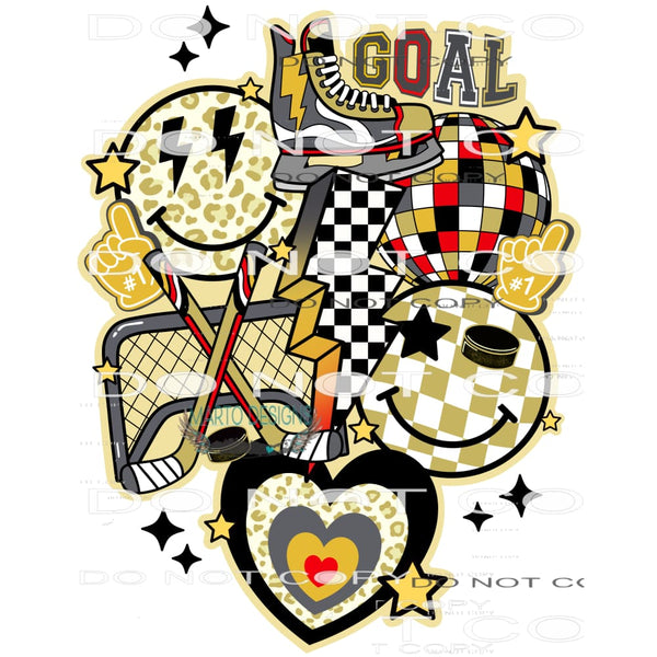 Gold Hocky #9400 Sublimation transfers - Heat Transfer