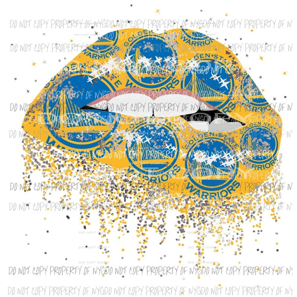 golden state lips Sublimation transfers Heat Transfer