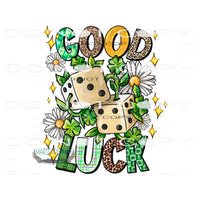Good Luck #9699 Sublimation transfers - Heat Transfer