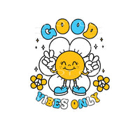 Good Vibes Only #4883 Sublimation transfers - Heat Transfer