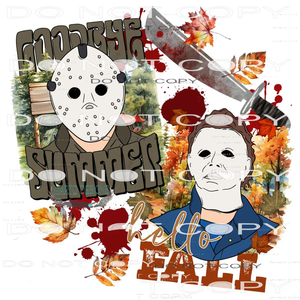 Goodbye Summer Hello Fall #7404 Sublimation transfers - Heat
