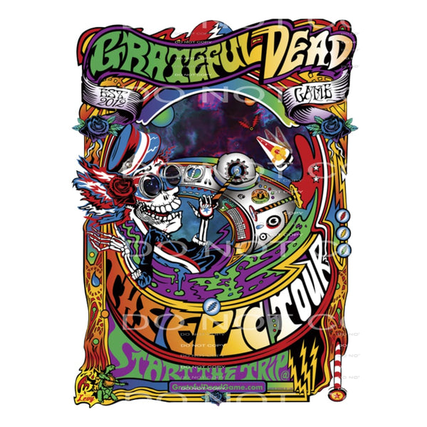 grateful dead # 99951 Sublimation transfers - Heat Transfer