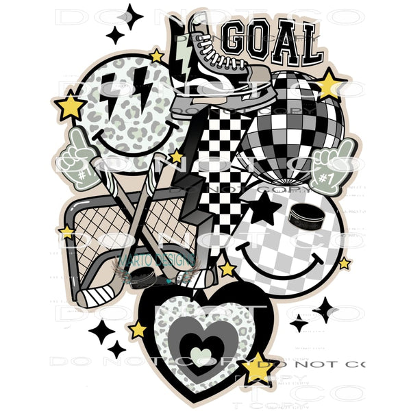 Gray Hocky #9399 Sublimation transfers - Heat Transfer