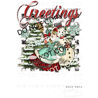 Greetings #8680 Sublimation transfers - Heat Transfer