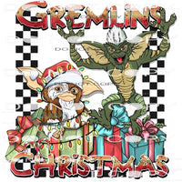 Gremlin Christmas #8676 Sublimation transfers - Heat