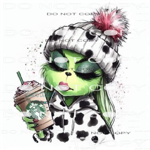 Grinch # 123 Sublimation transfer - Heat Transfer Graphic