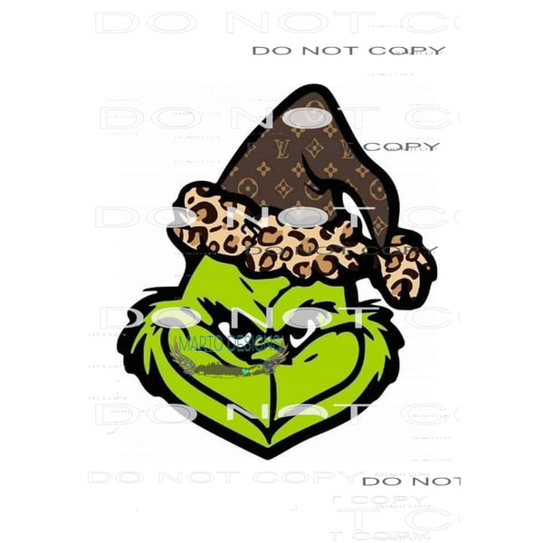 Grinch # 129 Sublimation transfer - Heat Transfer Graphic