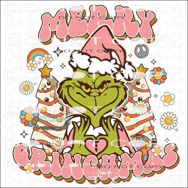Grinch # 181 Sublimation transfers - Heat Transfer Graphic