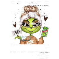 grinch # 5570 Sublimation transfers - Heat Transfer Graphic