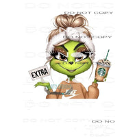 grinch # 5572 Sublimation transfers - Heat Transfer Graphic