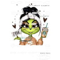 grinch # 5574 Sublimation transfers - Heat Transfer Graphic