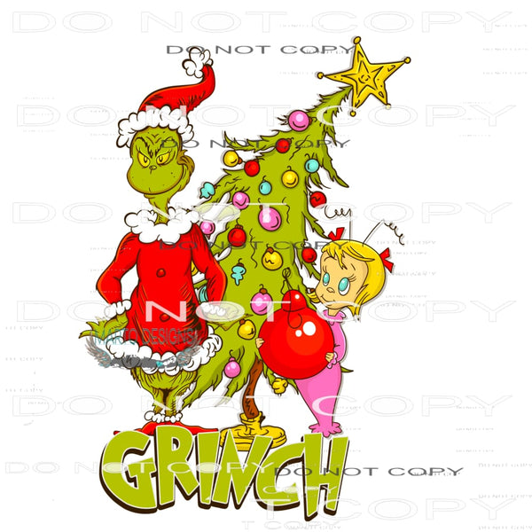 Grinch #6963 Sublimation transfers - Heat Transfer Graphic
