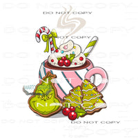 Grinch #6964 Sublimation transfers - Heat Transfer Graphic