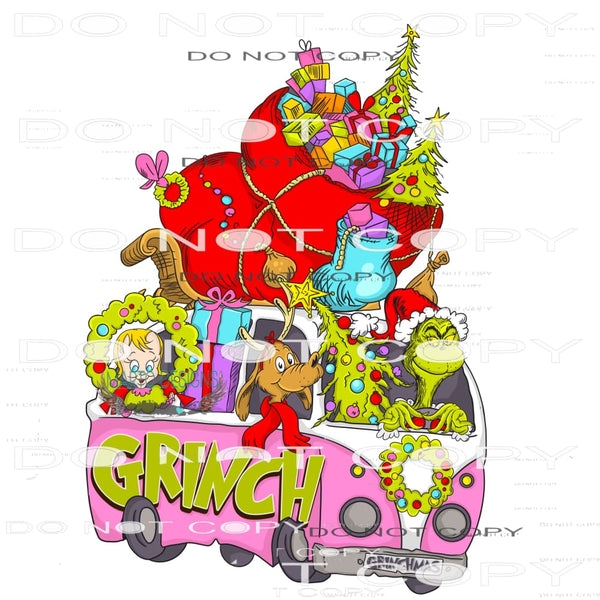 Grinch #7102 Sublimation transfers - Heat Transfer Graphic