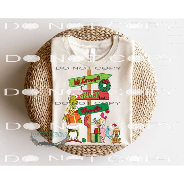 Grinch #7128 Sublimation transfers - Heat Transfer Graphic