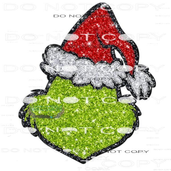 Grinch #7668 Sublimation transfer - Heat Transfer Graphic