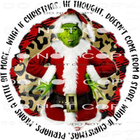Grinch #7690 Sublimation transfer - Heat Transfer Graphic