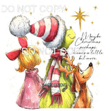 grinch # 7721 Sublimation transfers - Heat Transfer Graphic