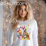 grinch # 7721 Sublimation transfers - Heat Transfer Graphic