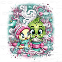 Grinch And Tweety #8691 Sublimation transfers - Heat