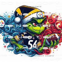 Grinch Football #8493 Sublimation transfers - Heat Transfer