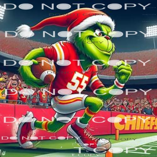 Grinch KC #8529 Sublimation transfers - Heat Transfer