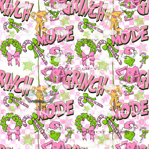 Grinch Mode #8072 Sublimation transfers - Heat Transfer