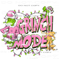 Grinch Mode #8098 Sublimation transfers - Heat Transfer