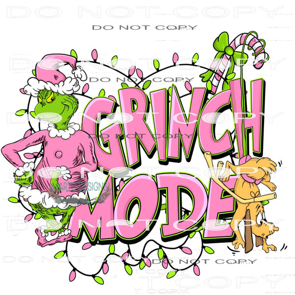 Grinch Mode #8098 Sublimation transfers - Heat Transfer