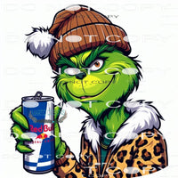 Grinch Redbull #8521 Sublimation transfers - Heat Transfer