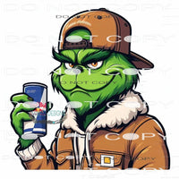 Grinch Redbull #8523 Sublimation transfers - Heat Transfer