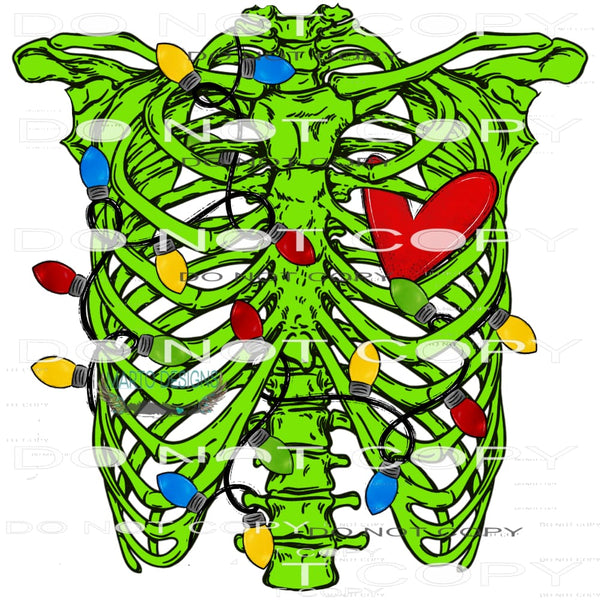 Grinch Ribcage #8324 Sublimation transfers - Heat Transfer