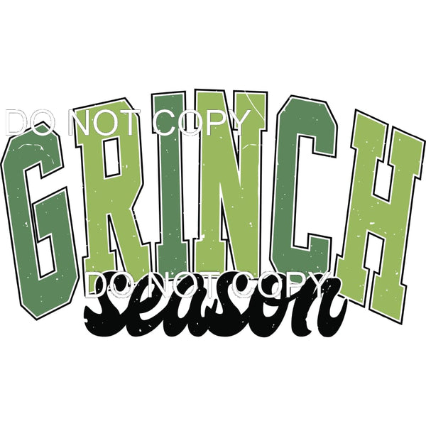 Grinch Season #265 Sublimation transfers - Heat Transfer