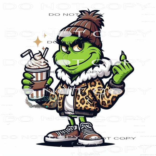 Grinch Starbucks #8497 Sublimation transfers - Heat Transfer