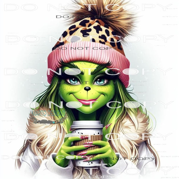 Grinch Starbucks #8500 Sublimation transfers - Heat Transfer