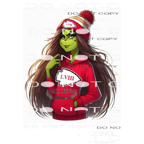 grinch superbowl 1234 Sublimation transfers - Heat Transfer