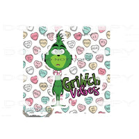 Grinch Valentine 1 Sublimation transfers - Heat Transfer