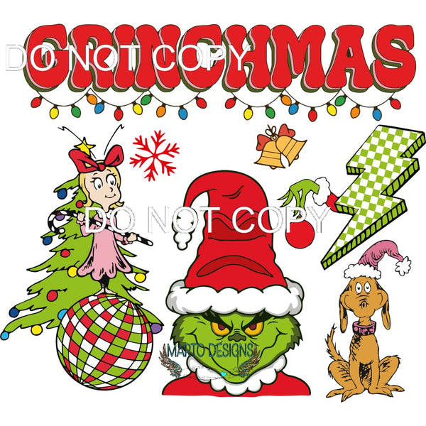 Grinchmas #210 Sublimation transfers - Heat Transfer