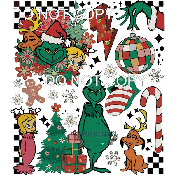 Grinchmas #211 Sublimation transfers - Heat Transfer