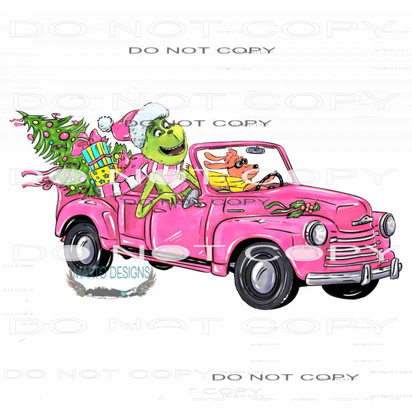 Grinchmas #7573 Sublimation transfers - Heat Transfer