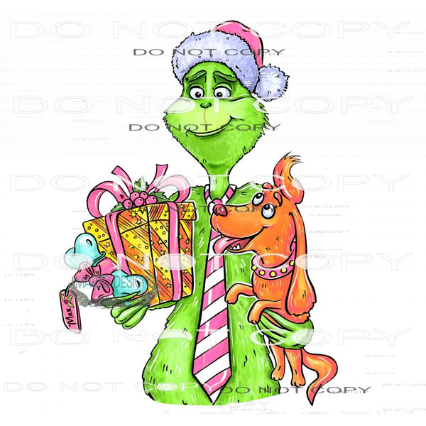 Grinchmas #7576 Sublimation transfers - Heat Transfer