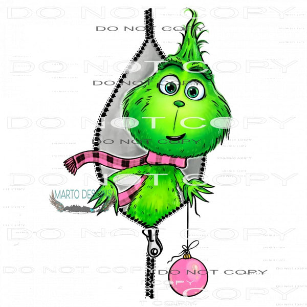 Grinchmas #7578 Sublimation transfers - Heat Transfer