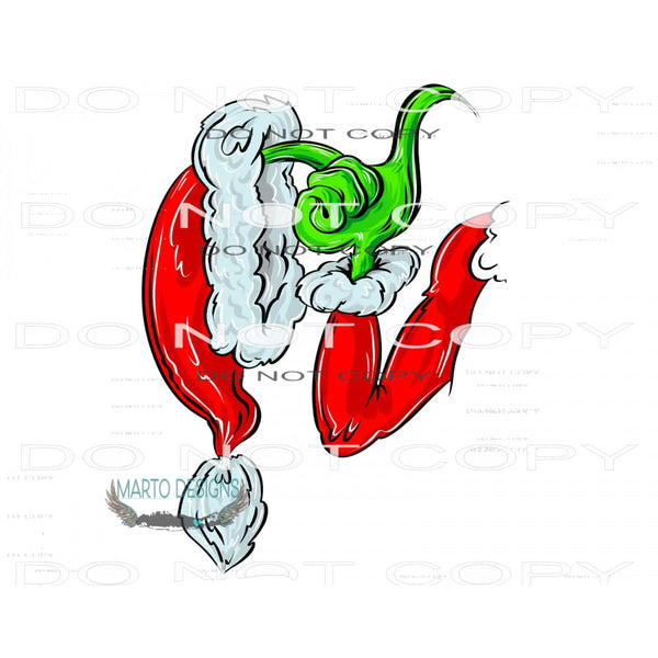 Grinchmas #7582 Sublimation transfers - Heat Transfer