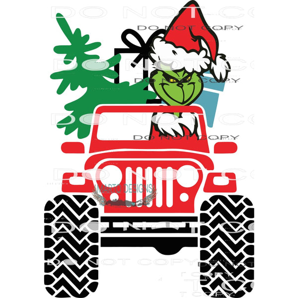 Grinchmas #8206 Sublimation transfers - Heat Transfer