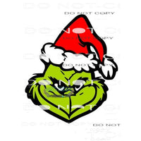 Grinchmas #8463 Sublimation transfers - Heat Transfer